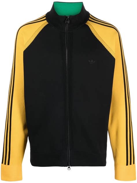 adidas jacke gelb schwarz weiß